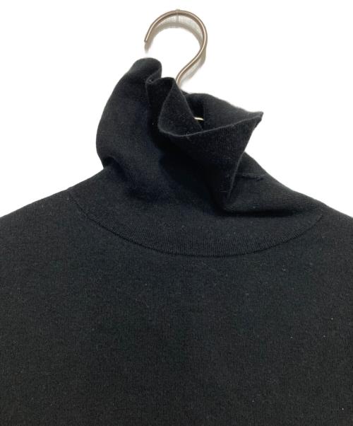 CABAN（キャバン）CABaN (キャバン) コットンカシミヤタートルネックニット ブラック サイズ:XSの古着・服飾アイテム