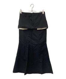 CLANE（クラネ）の古着「切替スカート」｜ブラック