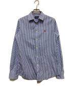 POLO RALPH LAURENポロ・ラルフローレン）の古着「ストライプシャツ」｜スカイブルー