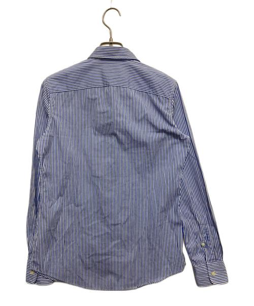 POLO RALPH LAUREN（ポロ・ラルフローレン）POLO RALPH LAUREN (ポロ・ラルフローレン) ストライプシャツ スカイブルー サイズ:160の古着・服飾アイテム