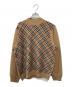 Burberry's（バーバリーズ）の古着「ノヴァチェックカシミヤ混ハイネックニット」｜ブラウン