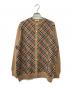 Burberry's（バーバリーズ）の古着「金釦ノバチェックカシミヤ混カーディガン」｜ブラウン