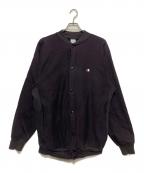 Championチャンピオン）の古着「リバースウィーブスナップカーディガン」｜ブラック