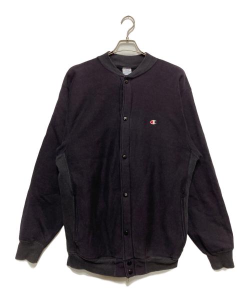 Champion（チャンピオン）Champion (チャンピオン) リバースウィーブスナップカーディガン ブラック サイズ:XLの古着・服飾アイテム