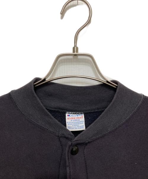 Champion（チャンピオン）Champion (チャンピオン) リバースウィーブスナップカーディガン ブラック サイズ:XLの古着・服飾アイテム