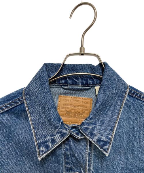 LEVI'S PReMIUM（リーバイス プレミアム）LEVI'S PReMIUM (リーバイス プレミアム) BALLOON SLEEVE TRACKER ブルー サイズ:XXSの古着・服飾アイテム