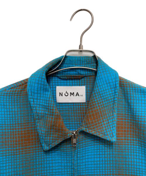 NOMA t.d.（ノーマティーディー）NOMA t.d. (ノーマティーディー) Ombre Plaid Blouson ブルー サイズ:3の古着・服飾アイテム
