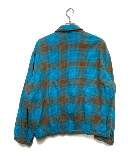 NOMA t.d.（ノーマティーディー）NOMA t.d. (ノーマティーディー) Ombre Plaid Blouson ブルー サイズ:3の古着・服飾アイテム