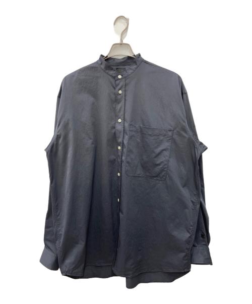DAIWA PIER39（ダイワ ピア39）DAIWA PIER39 (ダイワ ピア39) 〈別注〉BAND COLLAR SHIRTS L/S グレー サイズ:Ｌの古着・服飾アイテム