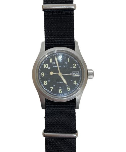 HAMILTON（ハミルトン）HAMILTON (ハミルトン) 腕時計 ブラックの古着・服飾アイテム