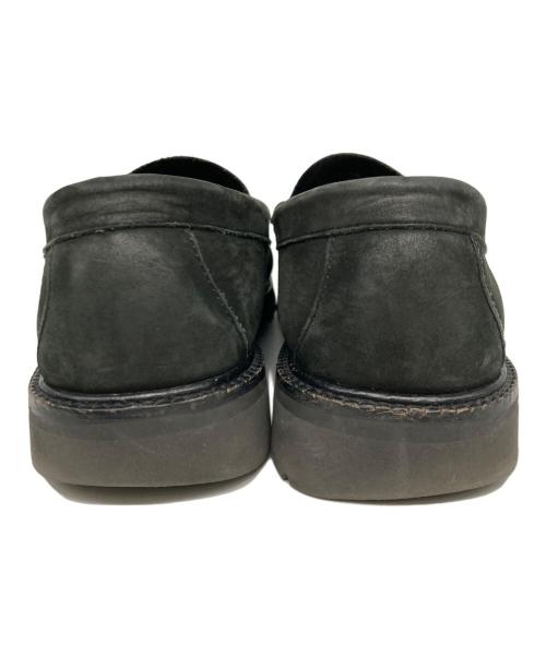 G.H.BASS（ジーエイチバス）G.H.BASS (ジーエイチバス) ARKNETS (アークネッツ) 別注 WEEJUN 90S LINCOLN MOC - nuback - ブラック サイズ:25.5㎝の古着・服飾アイテム