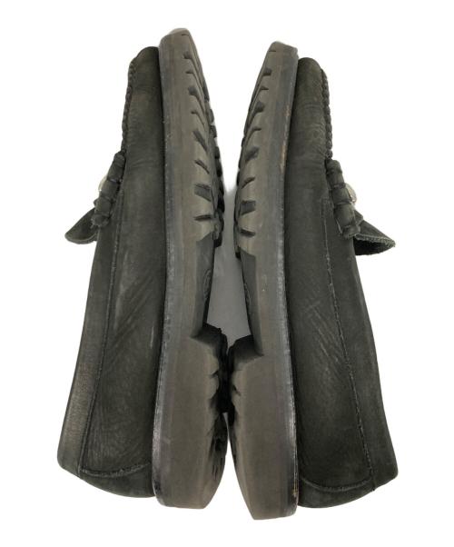 G.H.BASS（ジーエイチバス）G.H.BASS (ジーエイチバス) ARKNETS (アークネッツ) 別注 WEEJUN 90S LINCOLN MOC - nuback - ブラック サイズ:25.5㎝の古着・服飾アイテム