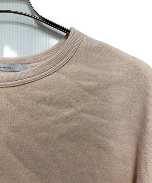 FRAMeWORK（フレームワーク）FRAMeWORK (フレームワーク) フードテキスタイルスウェット ピンク サイズ:FREEの古着・服飾アイテム