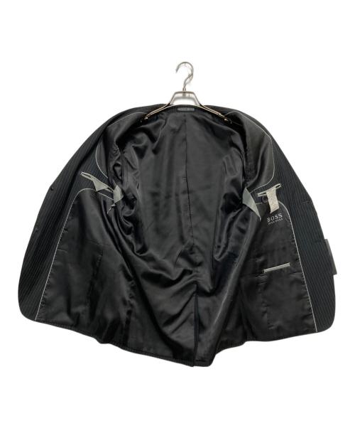 HUGO BOSS（ヒューゴ ボス）HUGO BOSS (ヒューゴ ボス) WESTERN-STYLE  ウールセットアップスーツ ブラック サイズ:48の古着・服飾アイテム