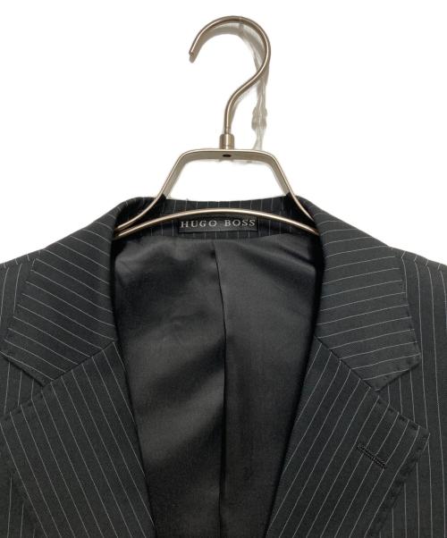 HUGO BOSS（ヒューゴ ボス）HUGO BOSS (ヒューゴ ボス) WESTERN-STYLE  ウールセットアップスーツ ブラック サイズ:48の古着・服飾アイテム