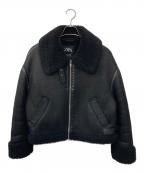 ZARAザラ）の古着「ダブルフェイスライダース」｜ブラック