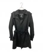 BURBERRY BLACK LABELバーバリーブラックレーベル）の古着「トレンチコート」｜ブラック