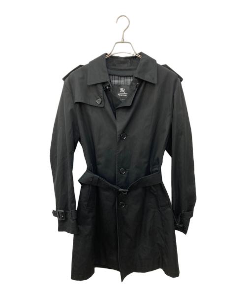 BURBERRY BLACK LABEL（バーバリーブラックレーベル）BURBERRY BLACK LABEL (バーバリーブラックレーベル) トレンチコート ブラック サイズ:LLの古着・服飾アイテム