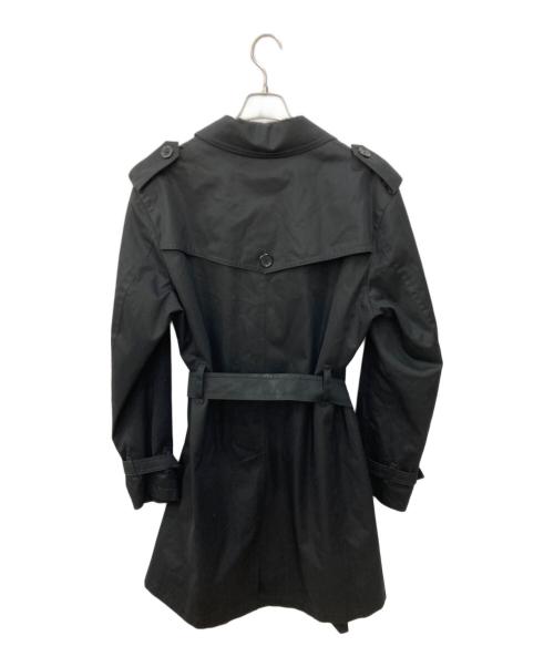 BURBERRY BLACK LABEL（バーバリーブラックレーベル）BURBERRY BLACK LABEL (バーバリーブラックレーベル) トレンチコート ブラック サイズ:LLの古着・服飾アイテム