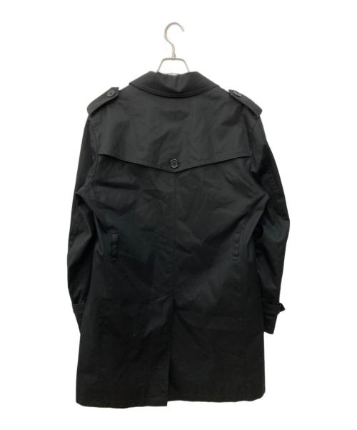 BURBERRY BLACK LABEL（バーバリーブラックレーベル）BURBERRY BLACK LABEL (バーバリーブラックレーベル) トレンチコート ブラック サイズ:LLの古着・服飾アイテム