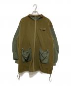 Ameriアメリ）の古着「FLEECE BONDING ZIP BLOUSON」｜グリーン