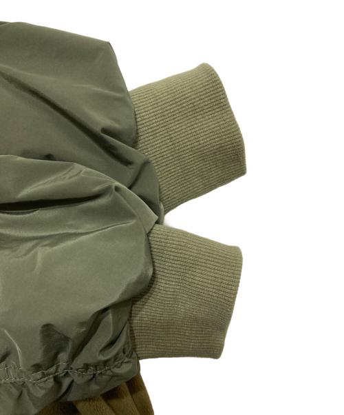 Ameri（アメリ）AMERI (アメリ) FLEECE BONDING ZIP BLOUSON グリーン サイズ:FREEの古着・服飾アイテム