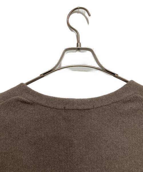 Noble（ノーブル）Noble (ノーブル) Ca/W ボリューム袖Vプルオーバー ベージュ サイズ:不明の古着・服飾アイテム