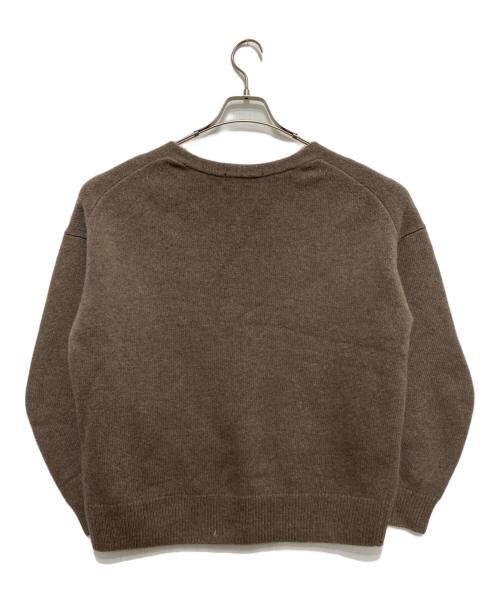 Noble（ノーブル）Noble (ノーブル) Ca/W ボリューム袖Vプルオーバー ベージュ サイズ:不明の古着・服飾アイテム