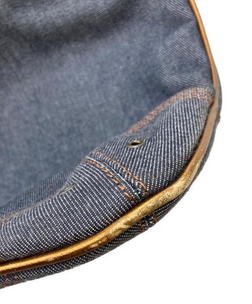 BURBERRY BLUE LABEL（バーバリーロンドンブルーレーベル）BURBERRY BLUE LABEL (バーバリーロンドンブルーレーベル) ホースロゴデニムトートバッグ インディゴの古着・服飾アイテム