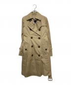 BURBERRY BLUE LABELバーバリーロンドンブルーレーベル）の古着「ライナー付トレンチコート」｜ベージュ