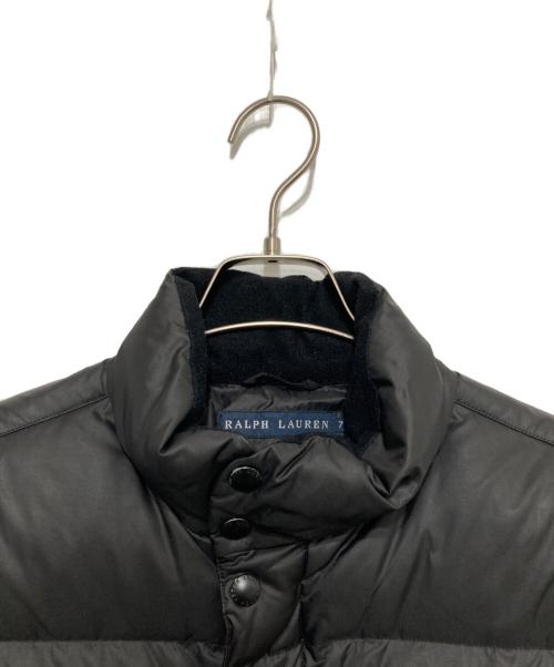 RALPH LAUREN（ラルフローレン）RALPH LAUREN (ラルフローレン) ポニー刺繍ダウンジャケット ブラック サイズ:7の古着・服飾アイテム