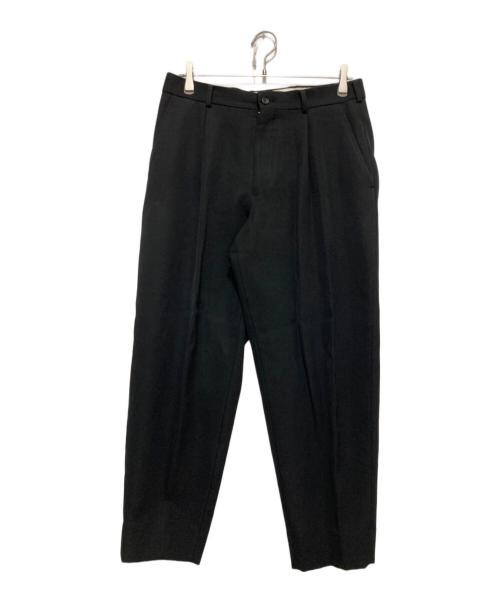 COMME des GARCONS HOMME DEUX（コムデギャルソン オム ドゥ）COMME des GARCONS HOMME DEUX (コムデギャルソン オム ドゥ) ウールタックパンツ ブラック サイズ:Ⅿの古着・服飾アイテム