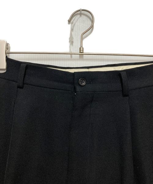 COMME des GARCONS HOMME DEUX（コムデギャルソン オム ドゥ）COMME des GARCONS HOMME DEUX (コムデギャルソン オム ドゥ) ウールタックパンツ ブラック サイズ:Ⅿの古着・服飾アイテム