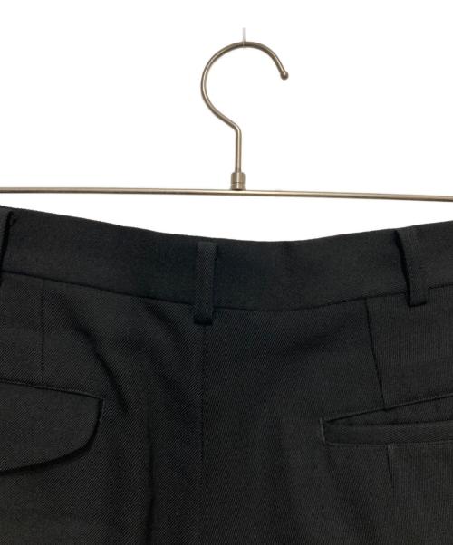 COMME des GARCONS HOMME DEUX（コムデギャルソン オム ドゥ）COMME des GARCONS HOMME DEUX (コムデギャルソン オム ドゥ) ウールタックパンツ ブラック サイズ:Ⅿの古着・服飾アイテム