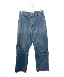 jieda（ジエダ）の古着「DENIM CARGO PANT」｜ブルー