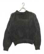 Liyocaリヨカ）の古着「メッシュ編みニット」｜グレー