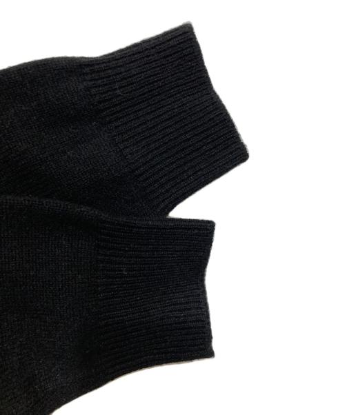 kurashi&trips publishing（クラシアンドトリップス パブリッシング）KURASHI&Trips PUBLISHING (クラシアンドトリップス パブリッシング) 「大人にひとさじのアクセント」洗えるウールの襟付きニット ブラック サイズ:不明の古着・服飾アイテム