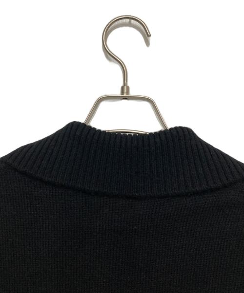 kurashi&trips publishing（クラシアンドトリップス パブリッシング）KURASHI&Trips PUBLISHING (クラシアンドトリップス パブリッシング) 「大人にひとさじのアクセント」洗えるウールの襟付きニット ブラック サイズ:不明の古着・服飾アイテム