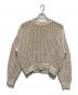 liyoca（リヨカ）の古着「メッシュ編みニット」｜ベージュ