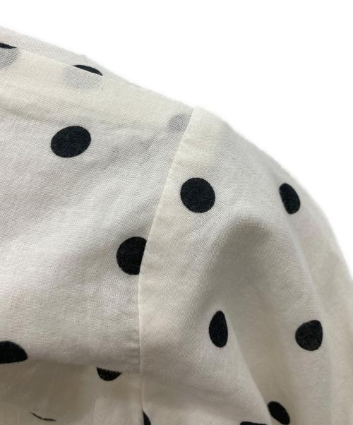 BEARDSLEY（ビアズリー）BEARDSLEY (ビアズリー) ドットバルーンブラウス アイボリー サイズ:FREEの古着・服飾アイテム