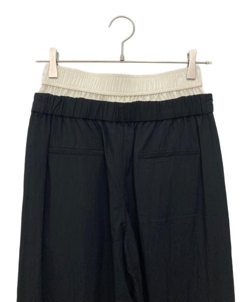 BEARDSLEY（ビアズリー）BEARDSLEY (ビアズリー) ダブルウエストパンツ ブラック×ホワイト サイズ:FREEの古着・服飾アイテム