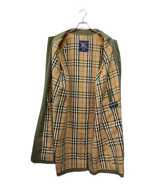 Burberry's（バーバリー）Burberry's (バーバリーズ) 裏ノヴァチェック玉虫色ステンカラーコート ブラウン サイズ:44の古着・服飾アイテム