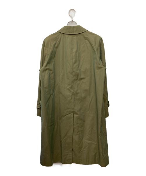 Burberry's（バーバリー）Burberry's (バーバリーズ) 裏ノヴァチェック玉虫色ステンカラーコート ブラウン サイズ:44の古着・服飾アイテム