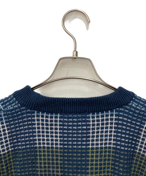 Burberry's（バーバリー）Burberry's (バーバリーズ) クルーネックニット ネイビー サイズ:Ｌ 未使用品の古着・服飾アイテム