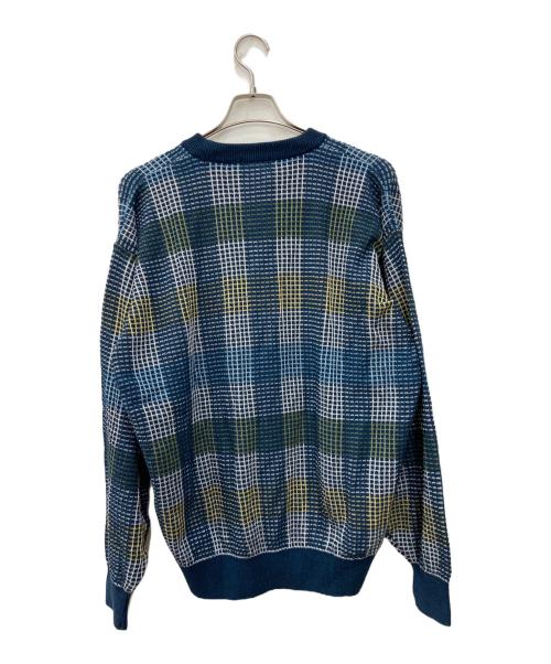 Burberry's（バーバリー）Burberry's (バーバリーズ) クルーネックニット ネイビー サイズ:Ｌ 未使用品の古着・服飾アイテム