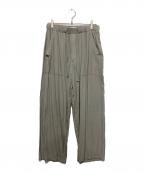 Graphpaperグラフペーパー）の古着「Viscose Twill Baker Pant　ビスコース ツイル ベイカー パンツ」｜グレー