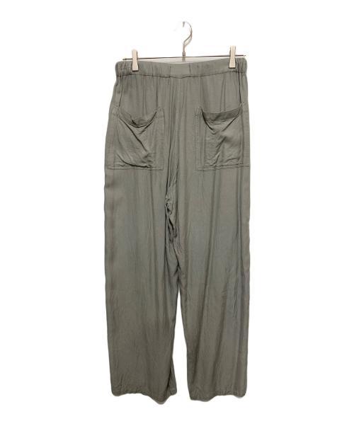 Graphpaper（グラフペーパー）Graphpaper (グラフペーパー) Viscose Twill Baker Pant　ビスコース ツイル ベイカー パンツ グレー サイズ:FREEの古着・服飾アイテム