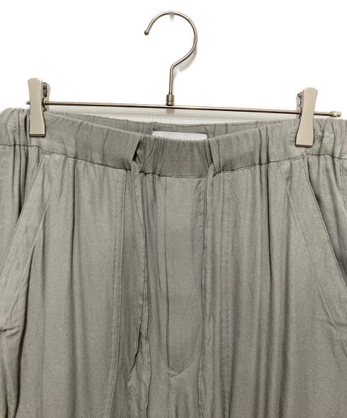 Graphpaper（グラフペーパー）Graphpaper (グラフペーパー) Viscose Twill Baker Pant　ビスコース ツイル ベイカー パンツ グレー サイズ:FREEの古着・服飾アイテム