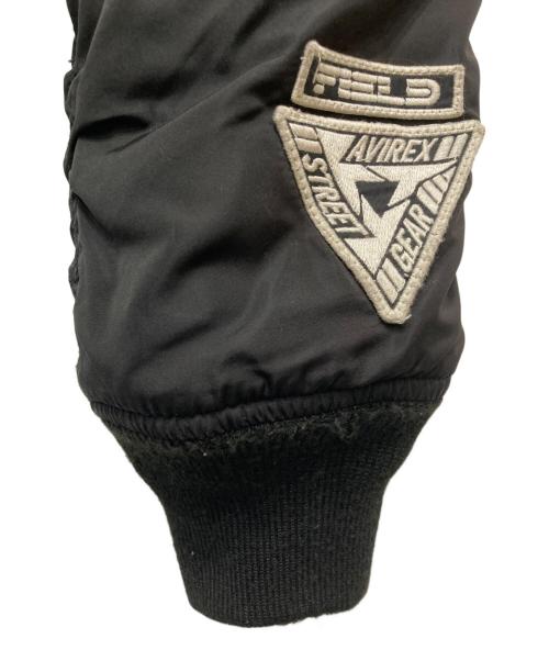 AVIREX（アヴィレックス）AVIREX (アヴィレックス) 中綿フライトジャケット ブラック サイズ:Lの古着・服飾アイテム