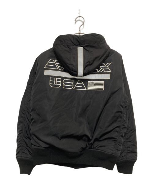 AVIREX（アヴィレックス）AVIREX (アヴィレックス) 中綿フライトジャケット ブラック サイズ:Lの古着・服飾アイテム